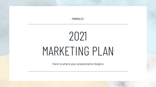 2021年营销计划PowerPoint模板
