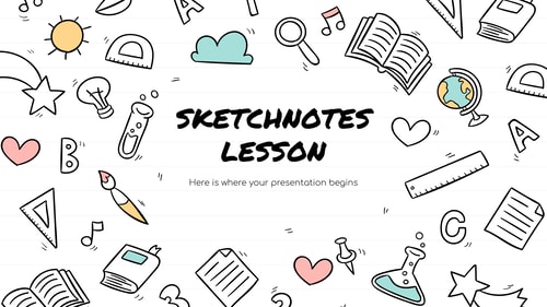 Sketchnotes课程和PowerPoint模板