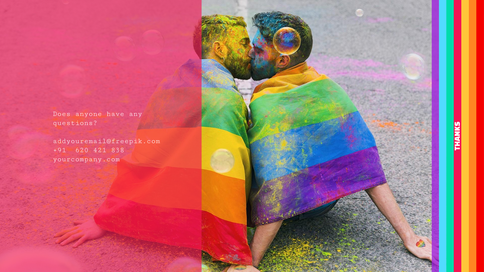 LGBT营销活动PowerPoint模板