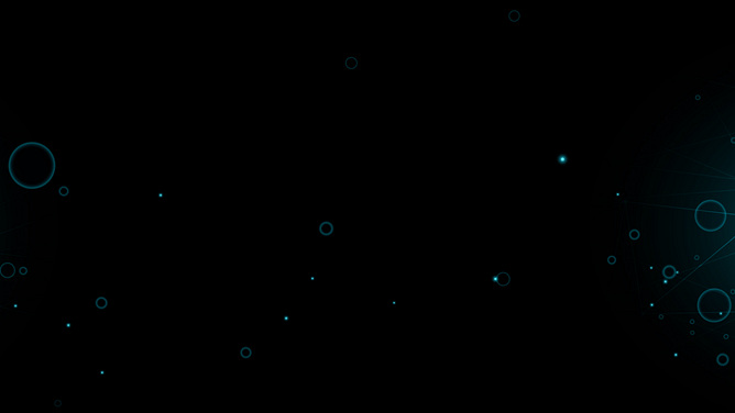 黑色空间点线科技 PPT 背景第 4 页预览