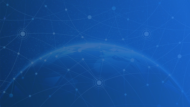 蓝色抽象科技风 PPT 背景图片预览图