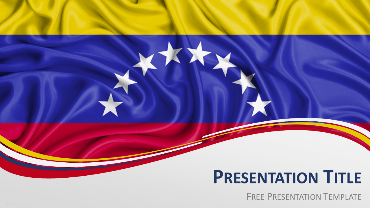 委内瑞拉国旗PowerPoint和谷歌幻灯片模板