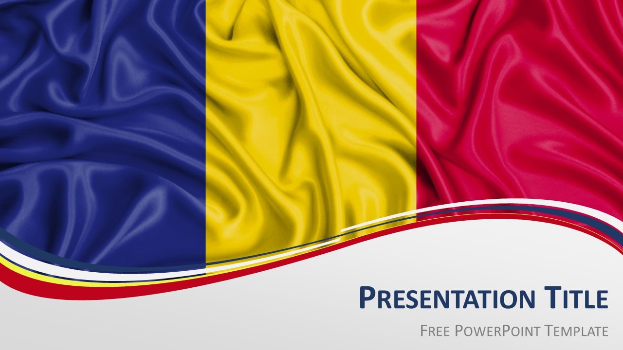 罗马尼亚国旗和谷歌幻灯片模板