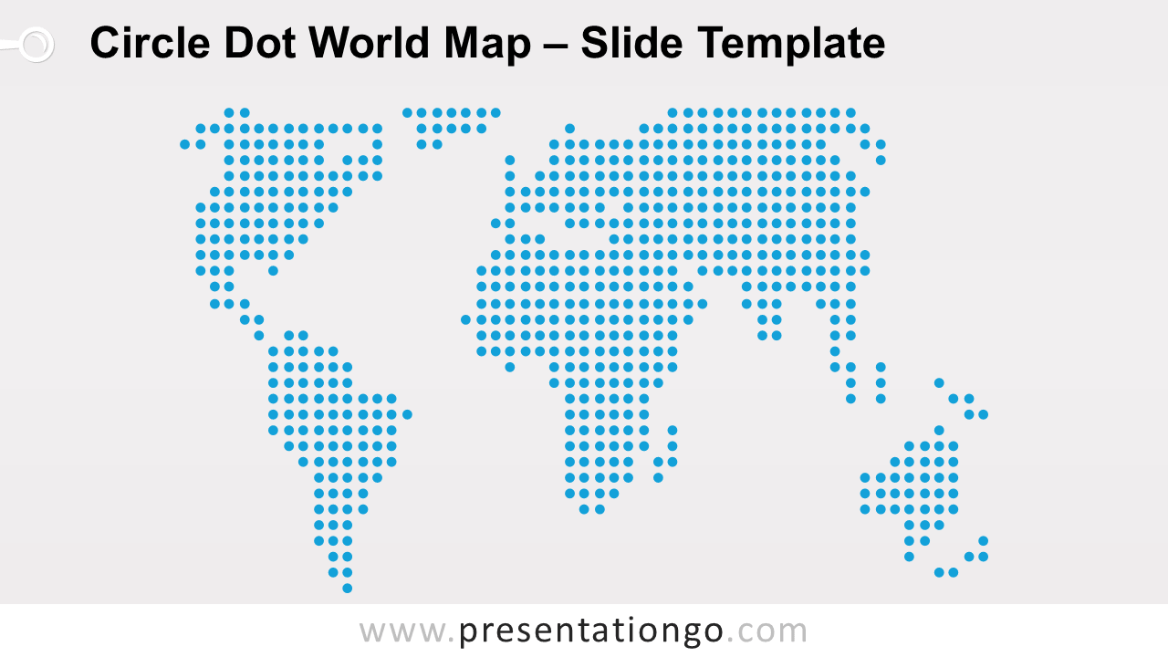 圆点世界地图