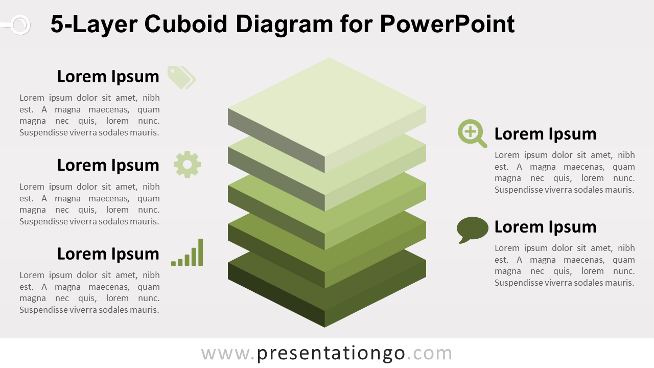 五PowerPoint的长方体图
