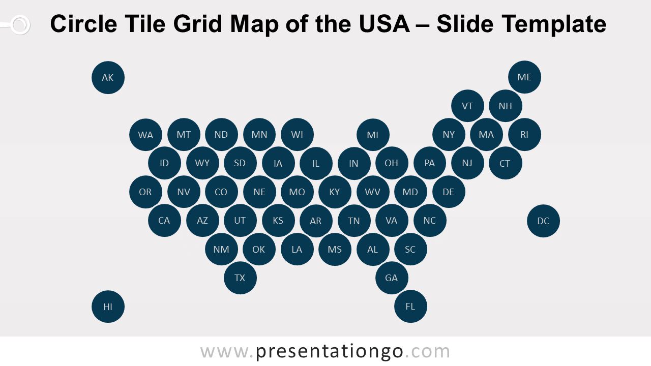 美国圆瓦栅格地图
