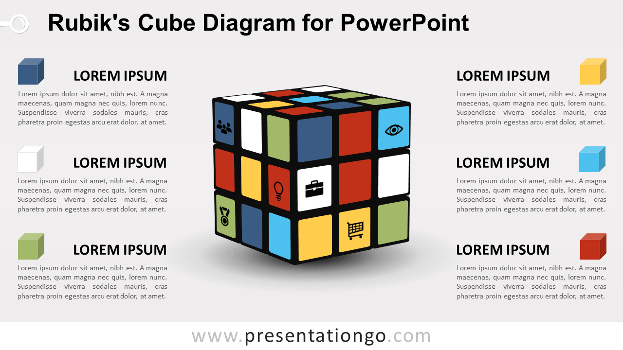 鲁比克# 8217;s PowerPoint的方块图