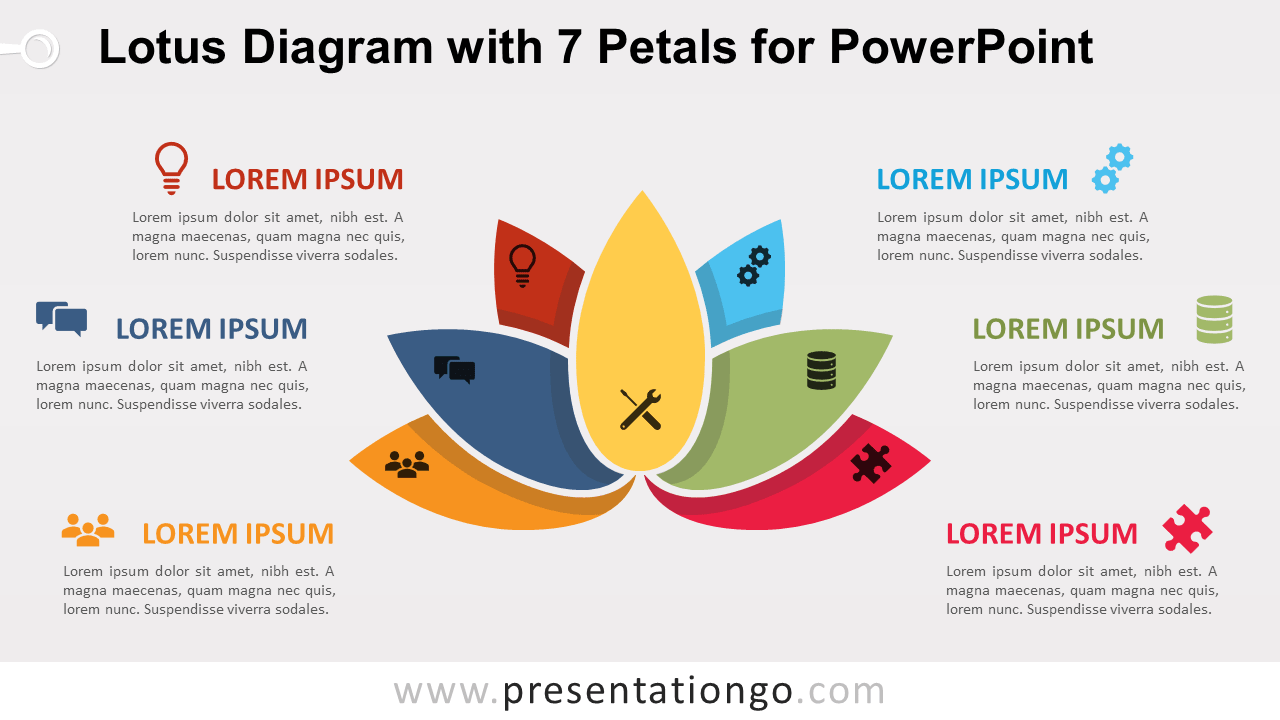 Lotus图7为PowerPoint的花瓣