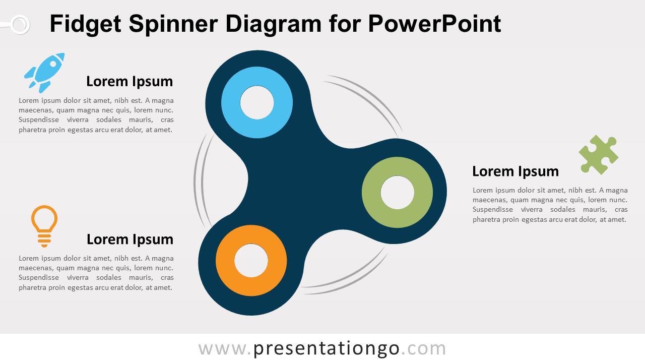 烦躁不安的PowerPoint的微调器图
